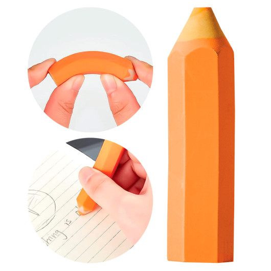 Pencil Shaped Erasers Feature